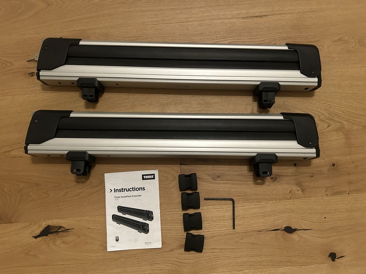 Thule Barres de toit: Thule Snowpack Extender inkl. Square Bar Adapter – D'occasion à Oberlunkhofen par doktor1313