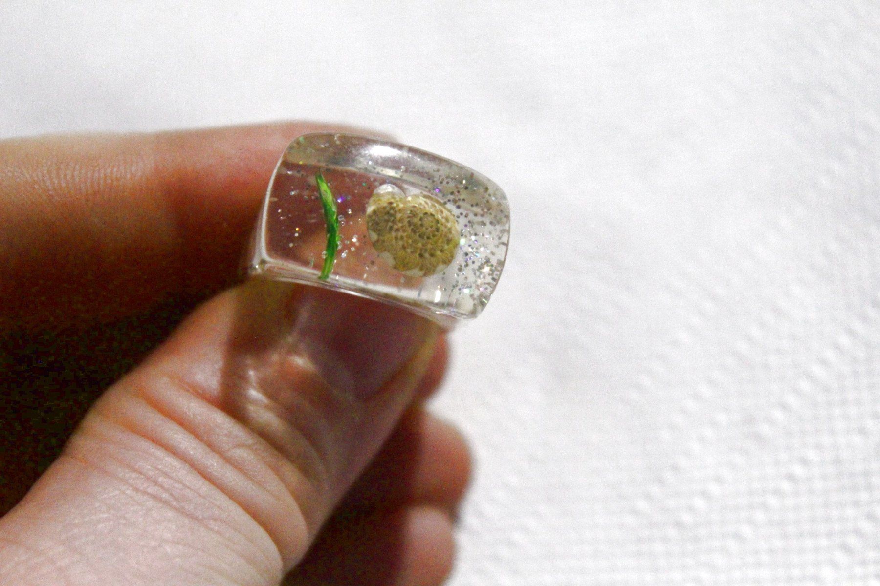 Anelli: Vintage Space-Age - Ring mit Muschel, Seestern, Seeigel, usw – Nuovo (secondo la descrizione) da Bern venduto da Vitaneuf 4