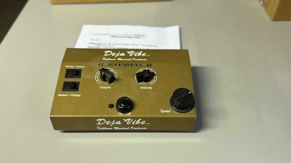 Fulltone Deja Vibe Gold Edition Rares Effektgerät (Hendrix