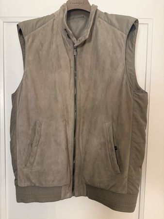 Wildleder Gilet Corneliani Grösse 48