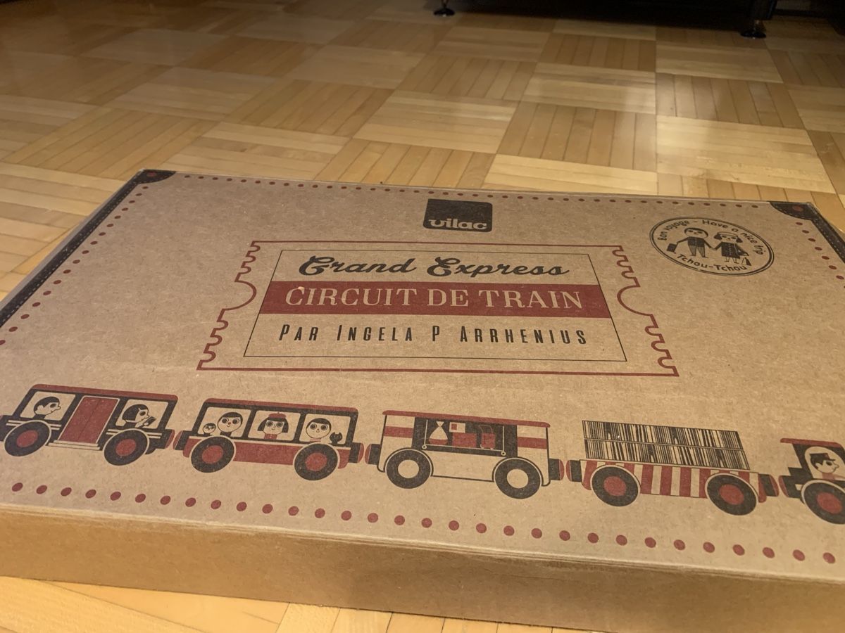 Vilac Giocattoli: VILAC Grand Express Wooden Train Set – Usato da La Croix de Rozon venduto da chr_f5wy 2