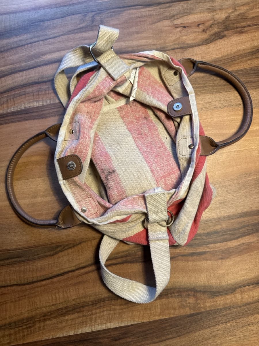 Mango Borse da donna: Mango Tasche Canvas gestreift – Usato da Cham venduto da matap1 4