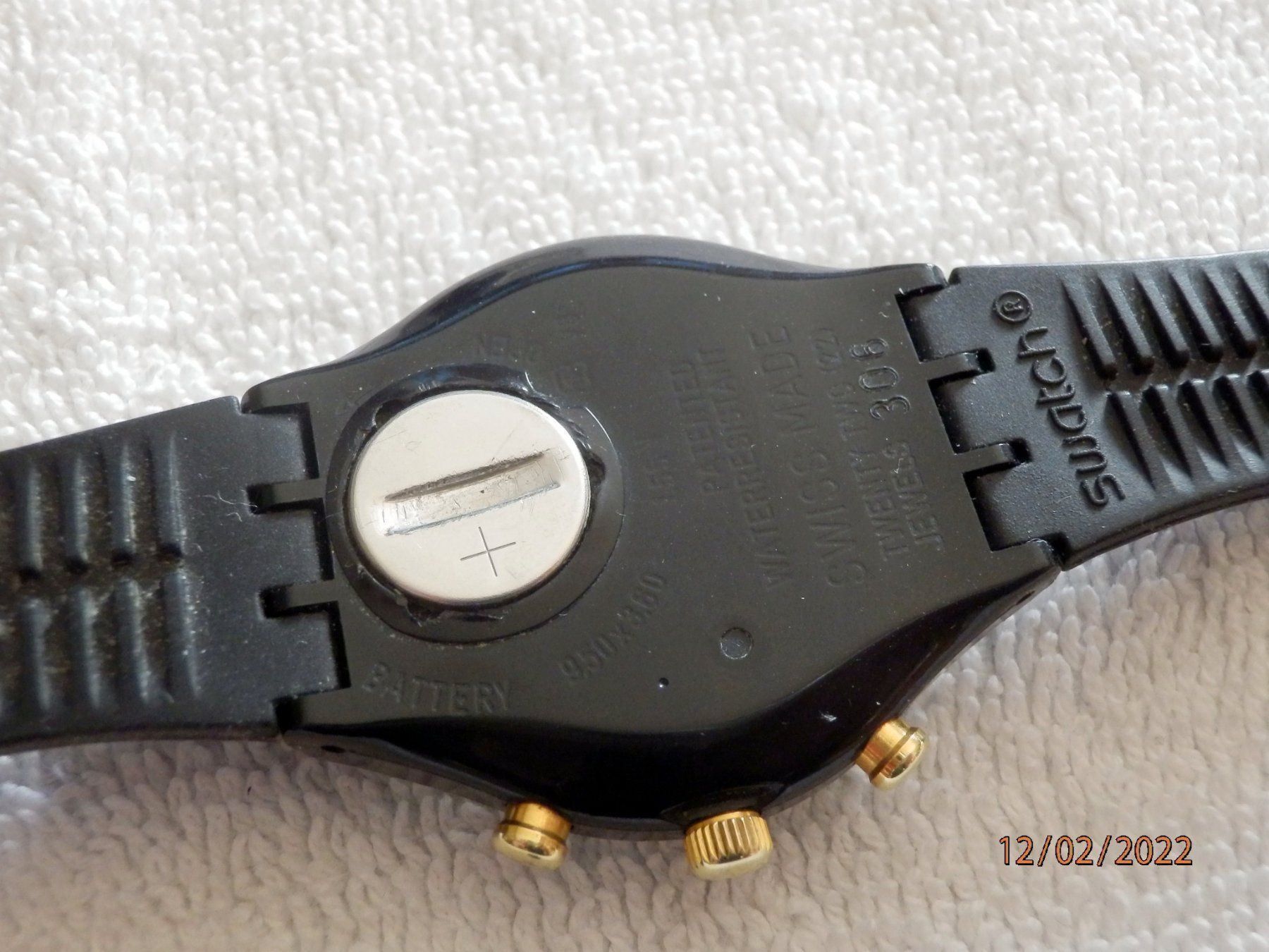 Swatch Uhren: Swatch 1992, Chronograph, "Colossal" – Gebraucht aus Ueberstorf von dinbau 6