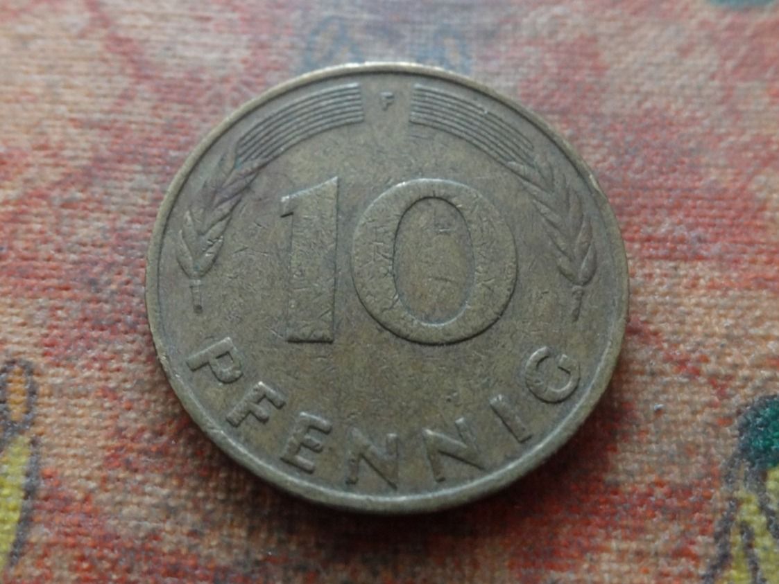 Tutti le monete: DEUTSCHLAND 10 Pfennig 1976 – Usato da Romanel-sur-Lausanne venduto da Swift13 1