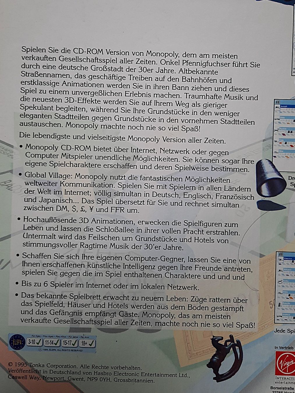 Giochi: MONOPOLY CD-ROM 1997 für PC – Usato da Beinwil am See venduto da Restwert_Beinwil 2