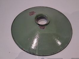 Emaille Lampenschirm, Industrie Design, Vintage Lampe