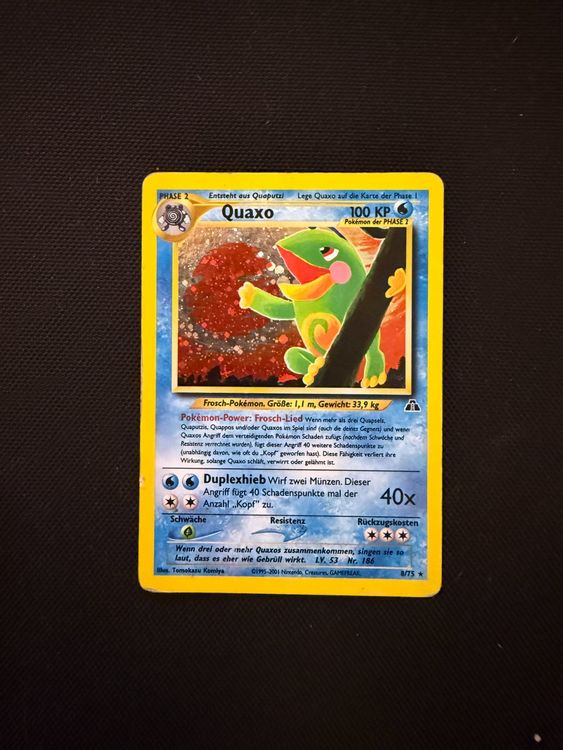 🔥 Pokemon Quaxo 8/75 Neo Discovery 🔥 (Gebraucht) in Felben-Wellhausen ...