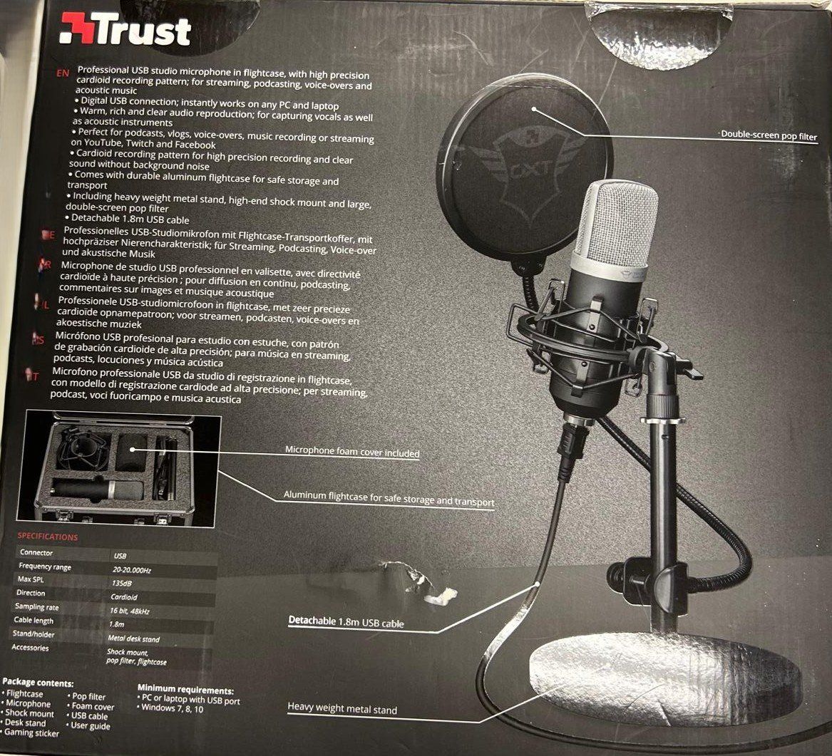 Trust Mikrofone: trust emita streaming mic – Gebraucht aus Jegenstorf von malartv 2