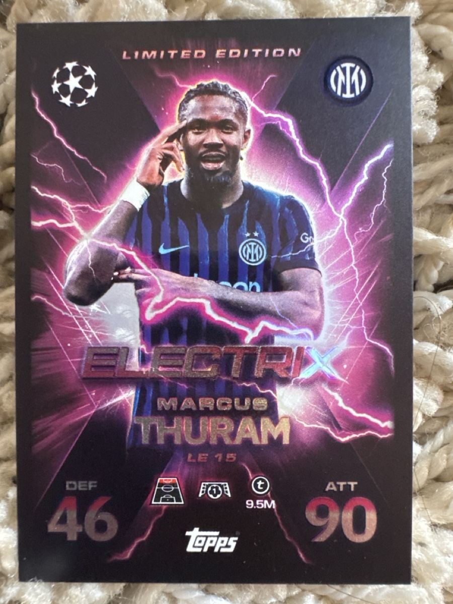Topps Carte collezionabili: Topps Match Attax Extra Marcus Thuram – Nuovo (secondo la descrizione) da Muolen venduto da Pelon1