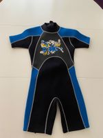 Neoprenanzug kurzarm blau/schwarz, Größe Kinder 12-14 Jahre
