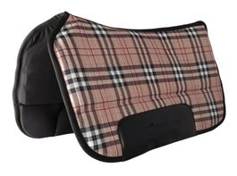Dapplebay Holiday Plaid Western Satteldecke - Tan