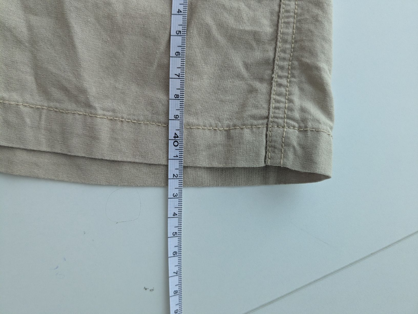 Pantaloni: Kurze Hose beige Grösse 38, Baumwolle  – Usato da Rorschach venduto da olg_5qq2 5