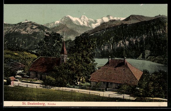 Cartes postales: AK St. Beatenberg, Kirche – D'occasion à Berlin par bartko-reher