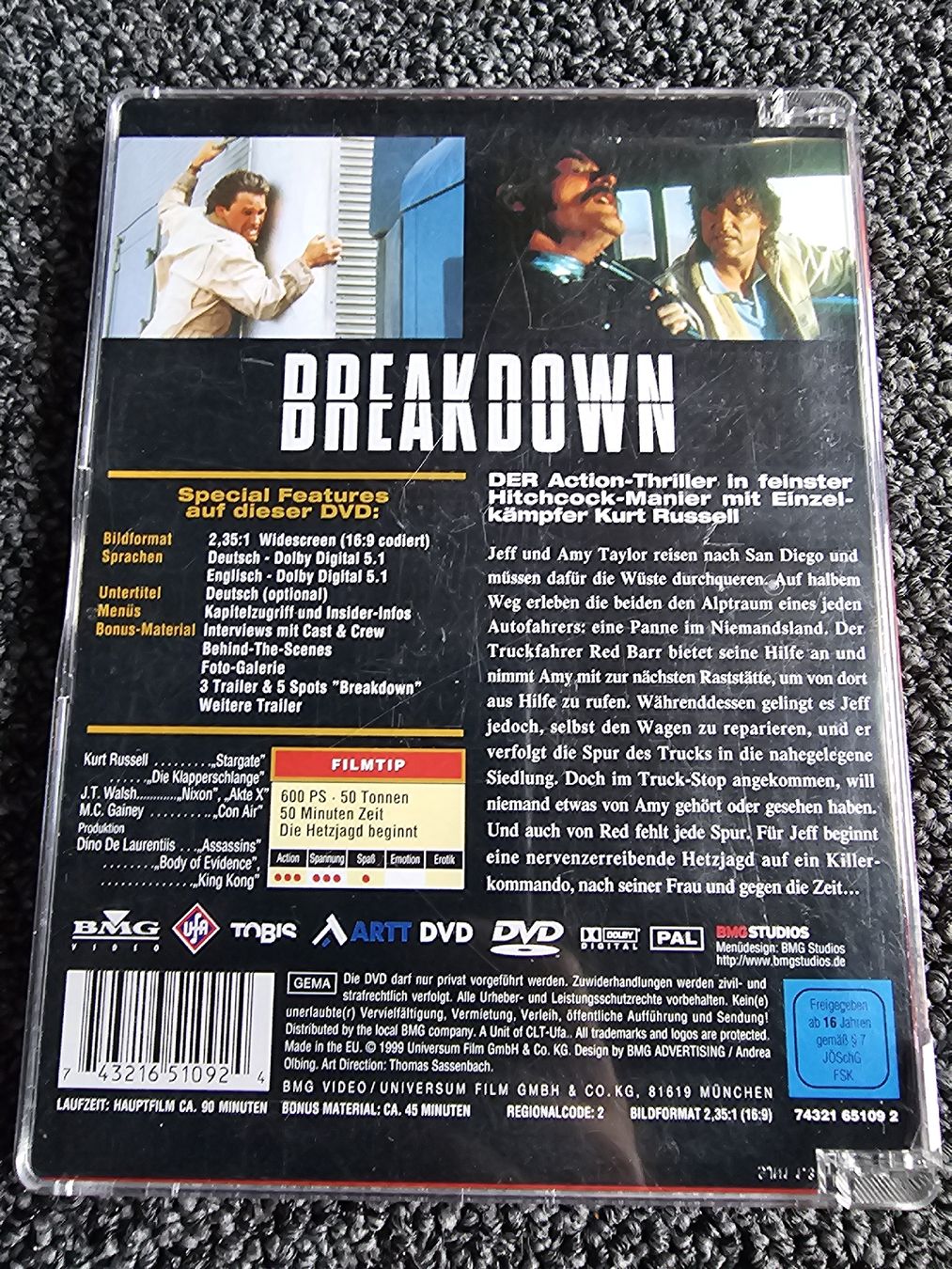 Tous les DVDs: Breakdown - Deluxe Widescreen Edition DVD (19984) – D'occasion à Ruswil par jan_bxl5 1