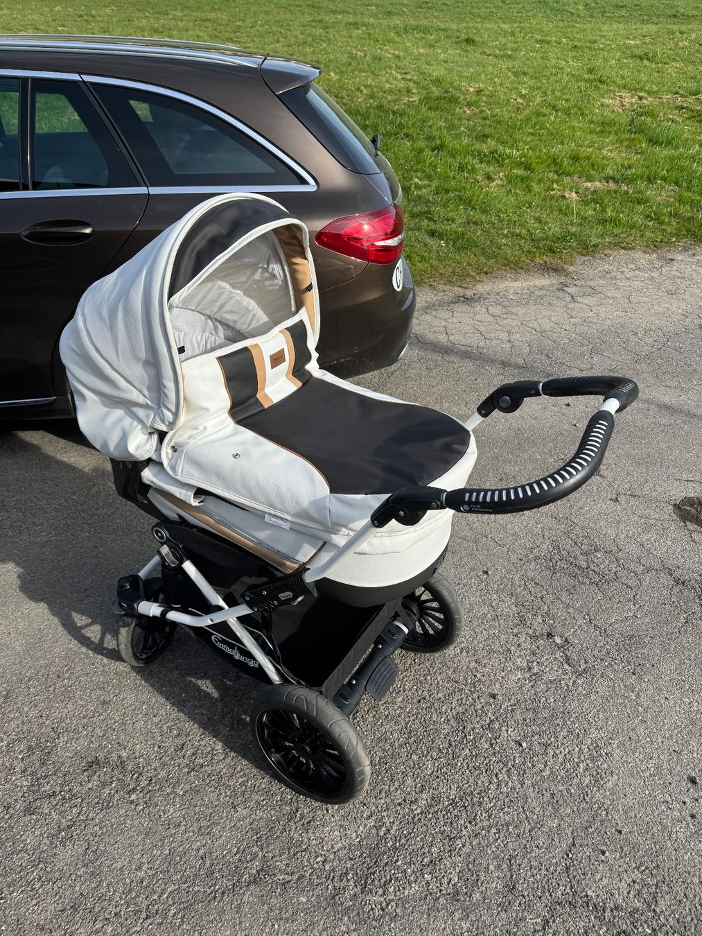 Emmaljunga Carrozzine: Emmaljunga kombikinderwagen Leder – Usato da Dürrenäsch venduto da 1kirs