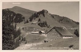 Bretaye (VD) – Hotel, Bahnhofsrestaurant und Militärbaracke