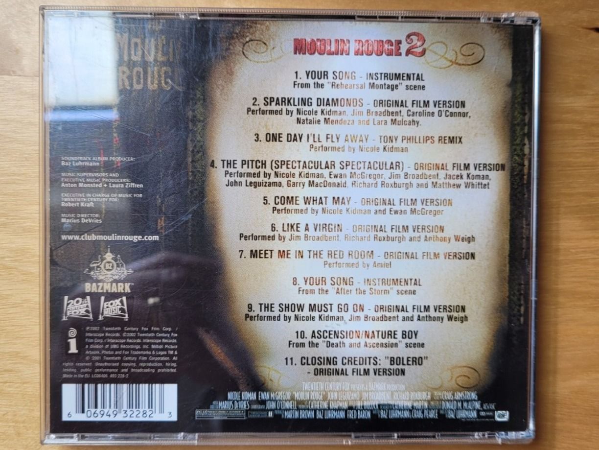 CDs: MOULIN ROUGE 2 – SOUNDTRACK – Gebraucht aus Neftenbach von Mador6 2