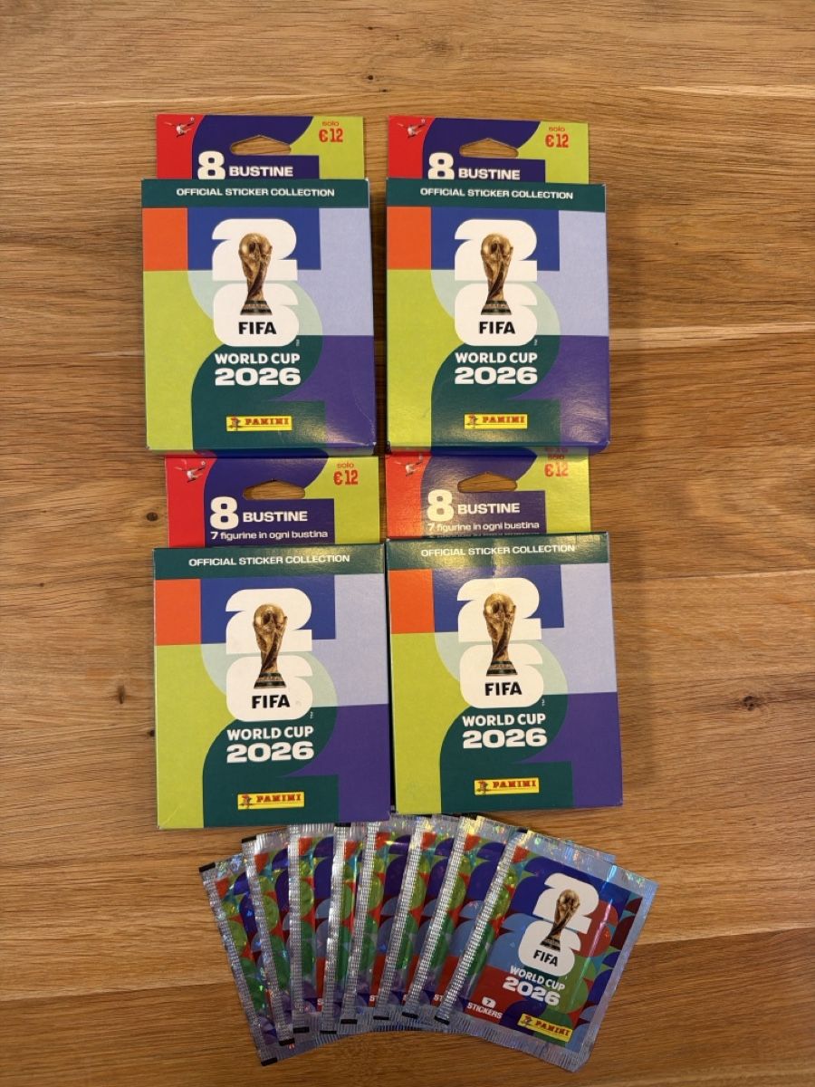 Panini Carte collezionabili: 40 Panini Packs  – Nuovo e nell'imballaggio originale da Zürich venduto da MrMoet88