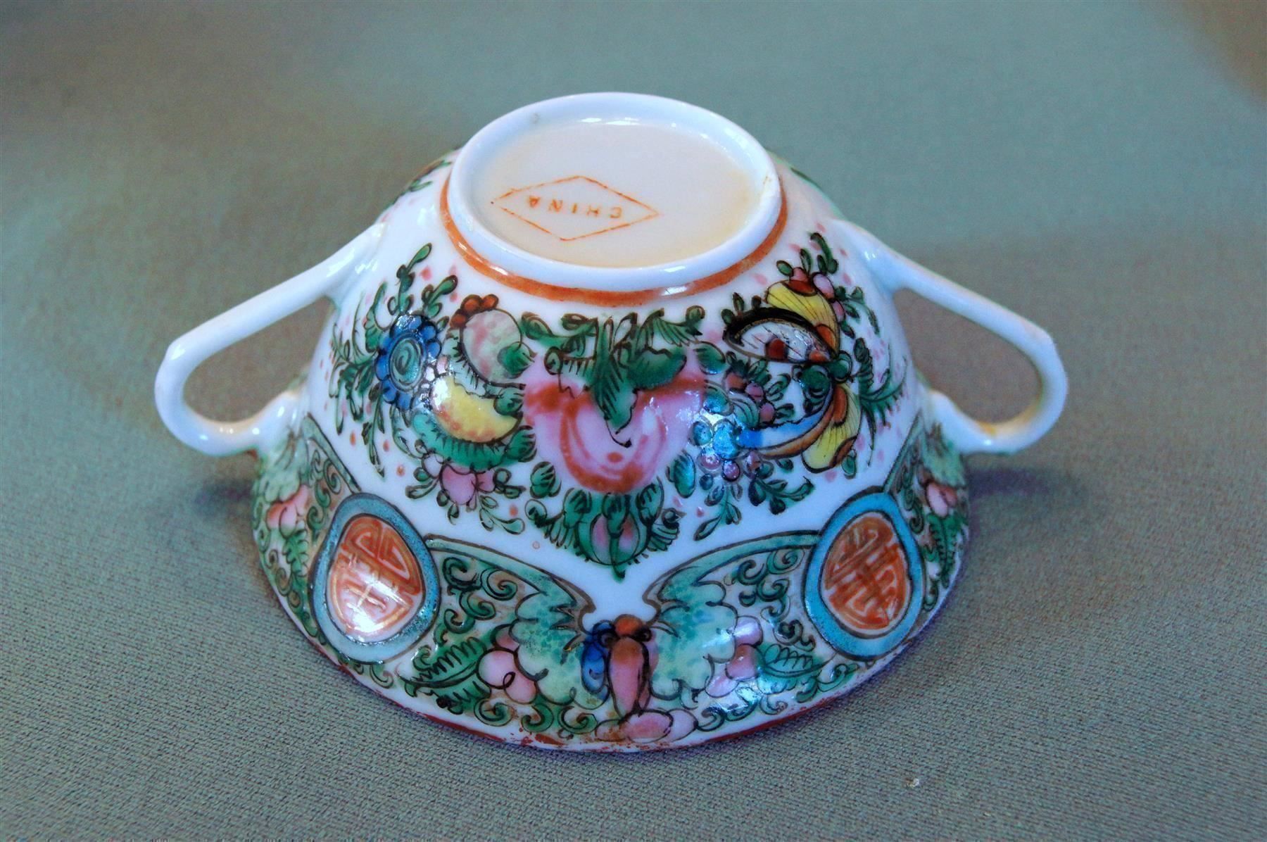 Tasses: Antike Deckeltasse im Guangzou-Stil – D'occasion à Geroldswil par ARTEFACTO 7
