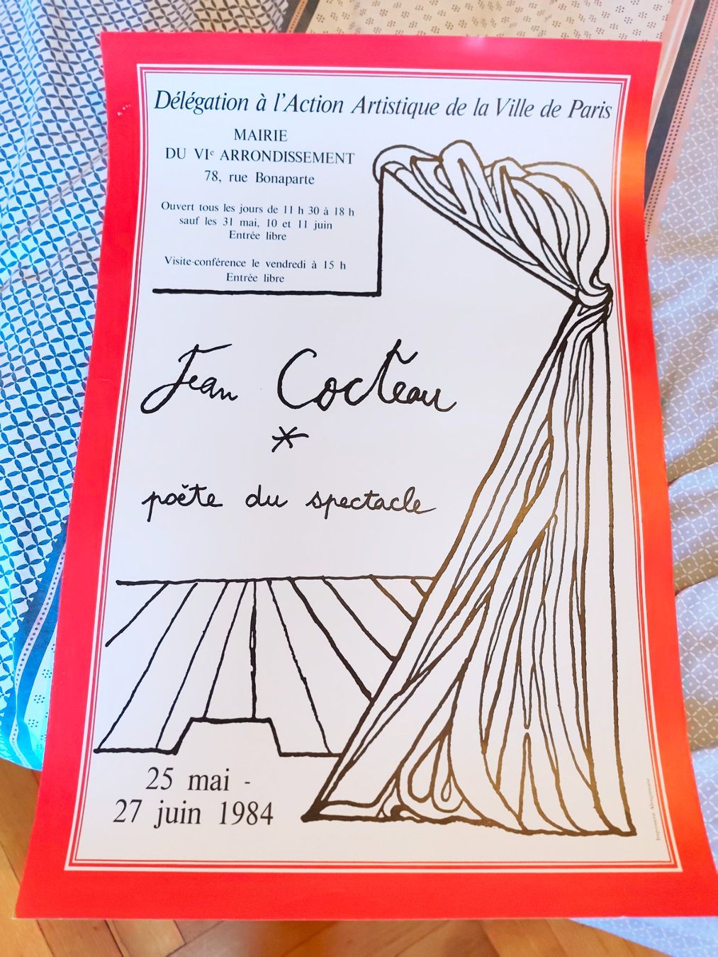 Foto & Immagini: Affiche Jean Cocteau Paris – Usato da Montreux venduto da LeVintage33