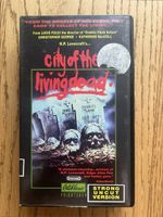 VHS City Of The Living Dead ENGLISH Lucio Vulci Unrated