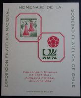 Chile Kat. 701 Gedenkblatt 1974