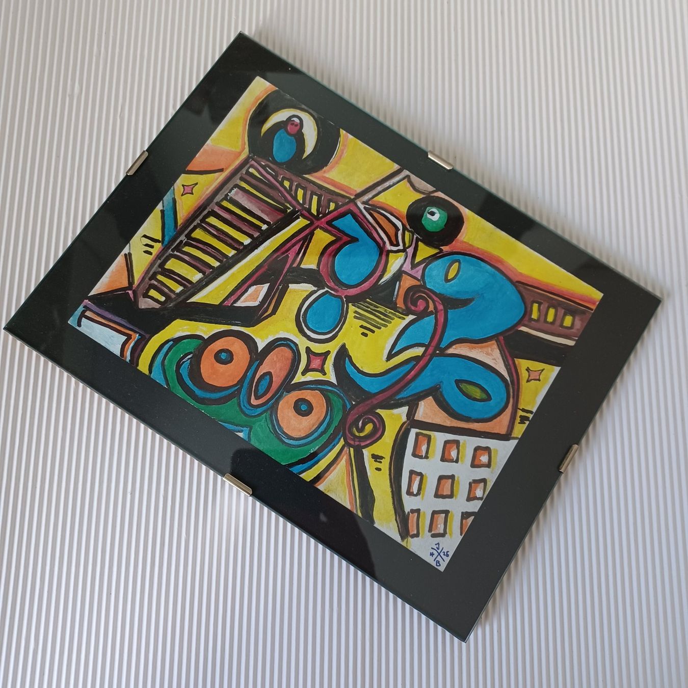 Dipinti: Bild. Acryl. Signiert. – Nuovo (secondo la descrizione) da Zürich venduto da Bellabo 2