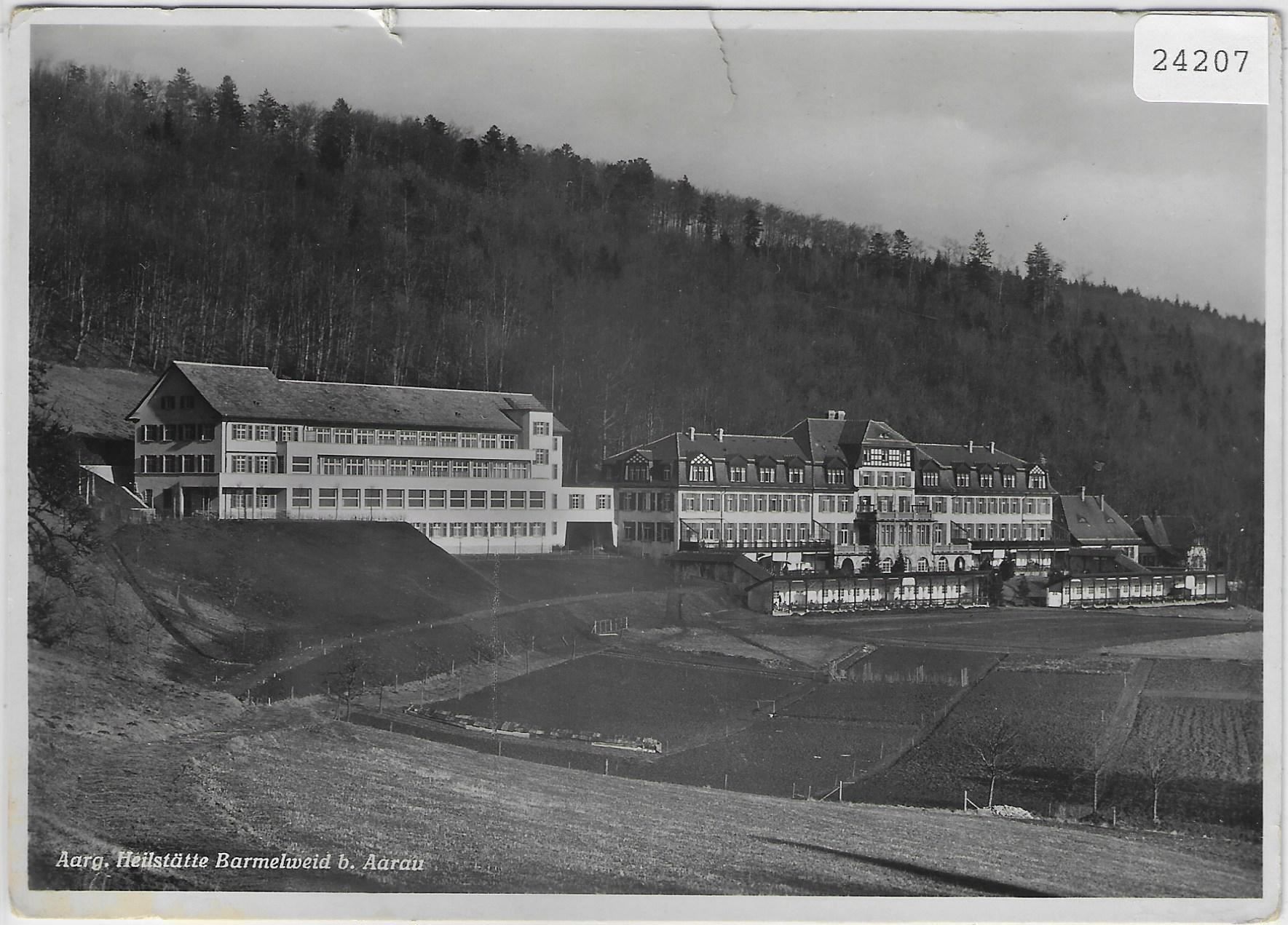Cartes postales: Aarg. Heilstätte Barmelweid b. Aarau – Antique à Ettingen par Kartenplanet