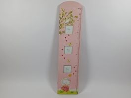 Toise murale rose pour enfant 140 cm