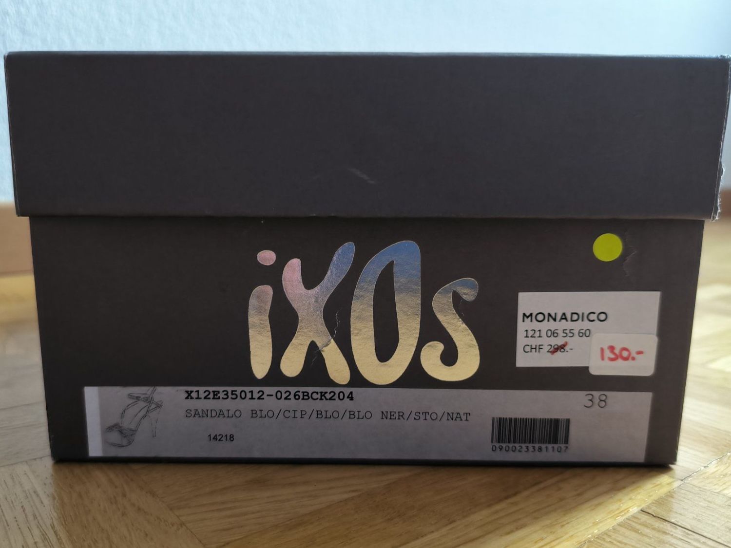 Scarpe da donna: IXOS Design-Sandalen - 38 - in Flecht-Optik // Echtleder – Nuovo (secondo la descrizione) da Thalwil venduto da VitaMini 5