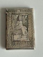 Visitenkarten Art - Déco Etui, 925 Silber, 1927? Birmingham