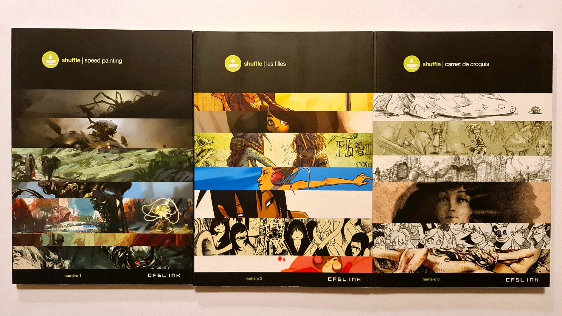 Libri: CFSL INK Shuffle Artbooks 1-3, Paris – Nuovo (secondo la descrizione) da Aesch BL venduto da pri_fp8t