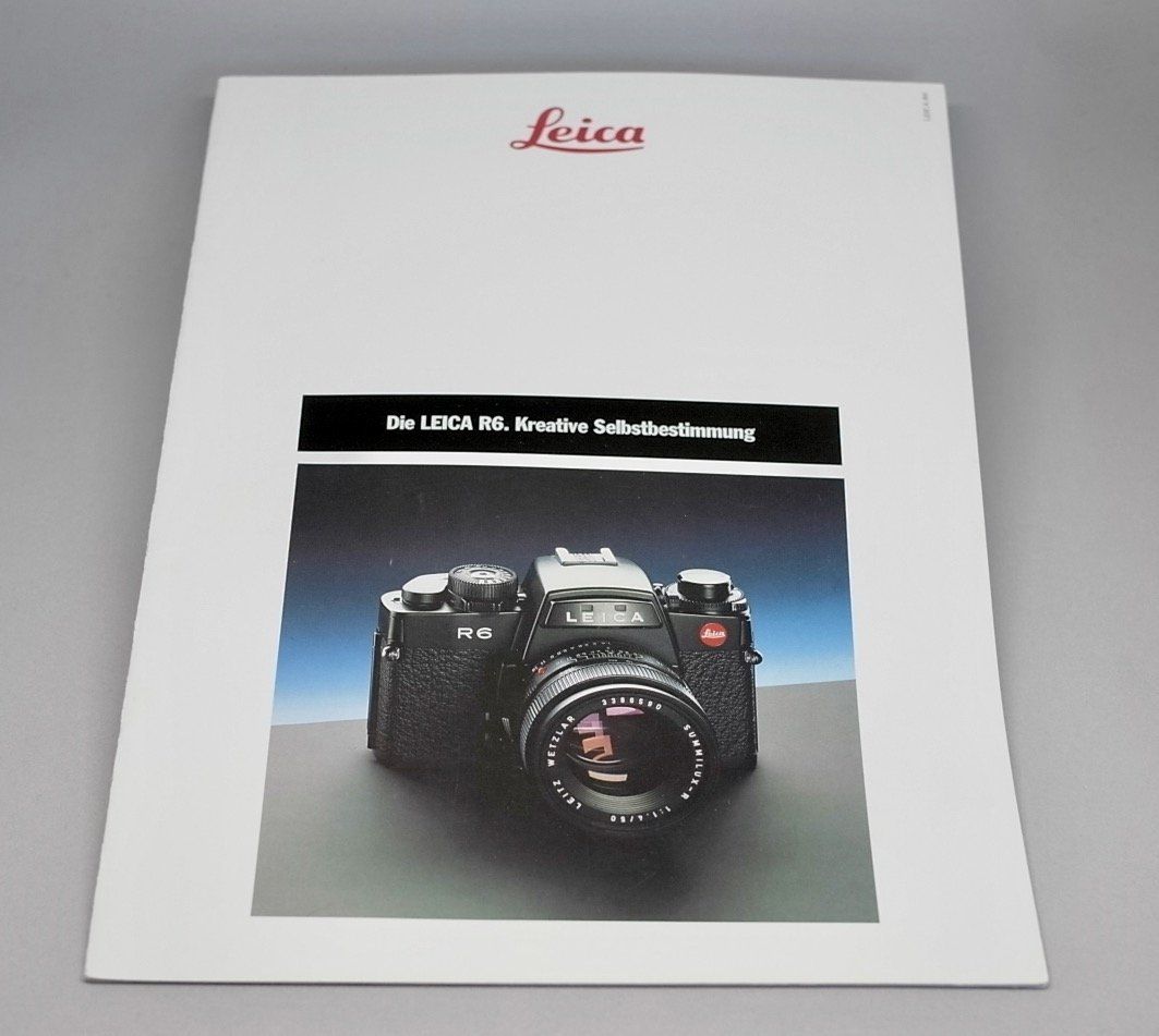 Leica Fotocamera: Leica R6 Prospekt Brochure Katalog – Usato da Valeyres-sous-Rances venduto da Tinuu0