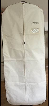Valentino Anzugsack Kleidersack Kleiderhülle Weiss Gebraucht