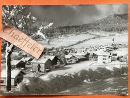 Ansichtskarte 1958 Films Dorf Winter mit Stempel 