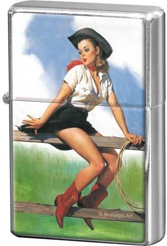 Accendini: Feuerzeug Cowgirl – Nuovo (secondo la descrizione) da Schalunen venduto da schwabspielautomaten