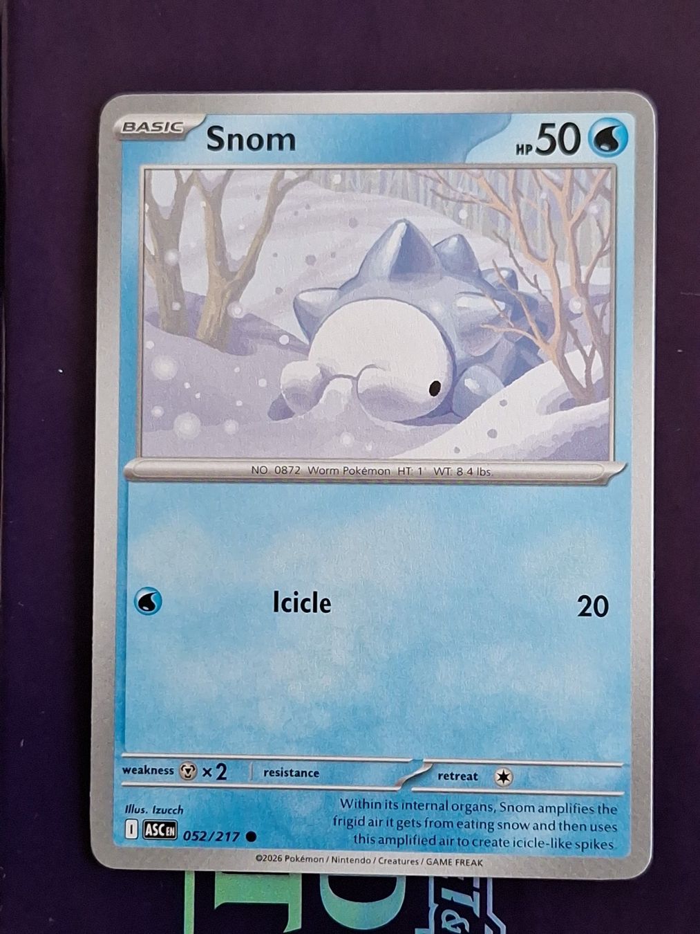 Pokémon Carte collezionabili: Snom - Pokemon Ascended Heroes – Usato da Altstätten SG venduto da GGsGameshop