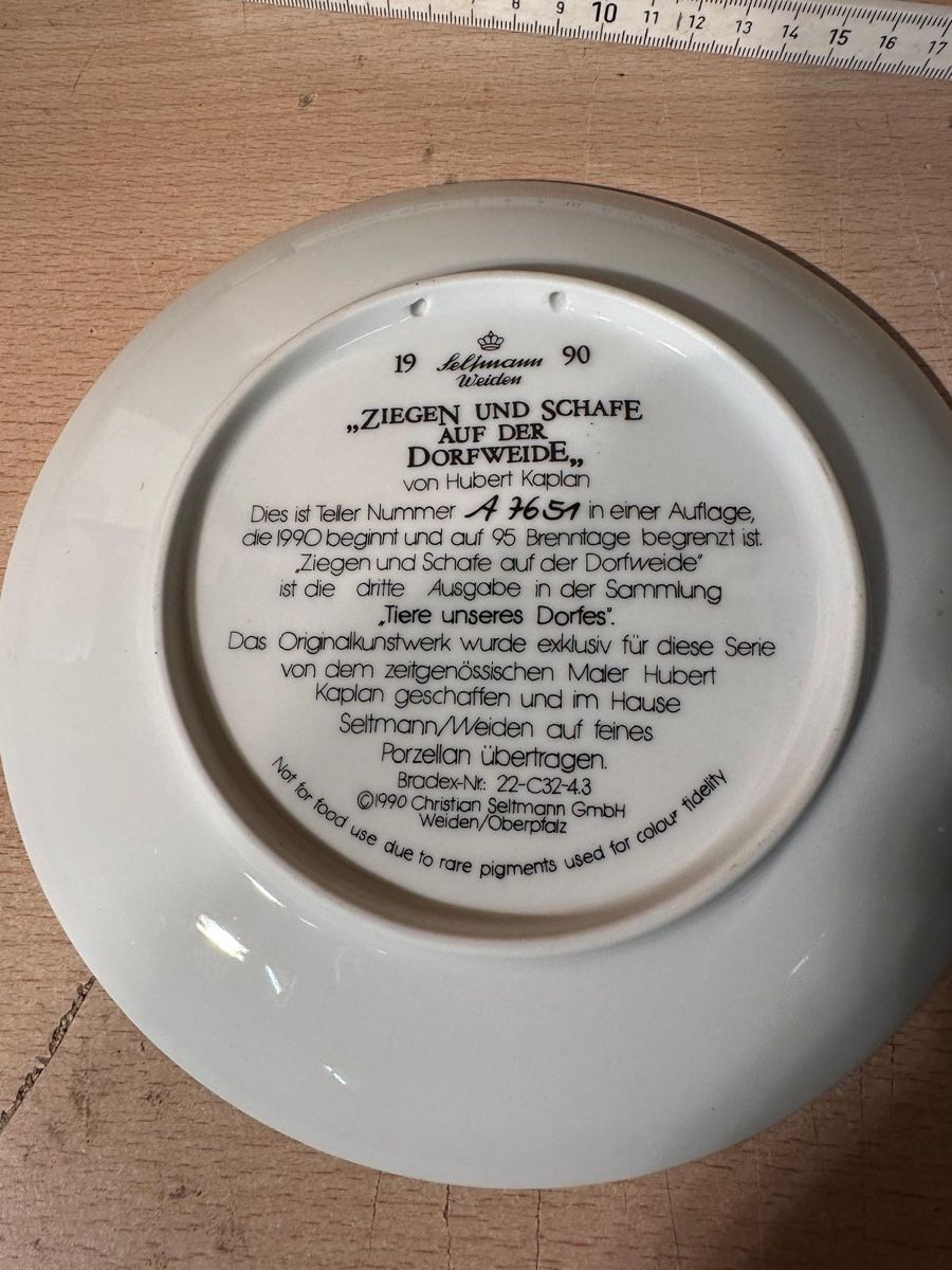 Piatti: Vintage Collectible Plates – Usato da Lausanne venduto da artnouveau04 2