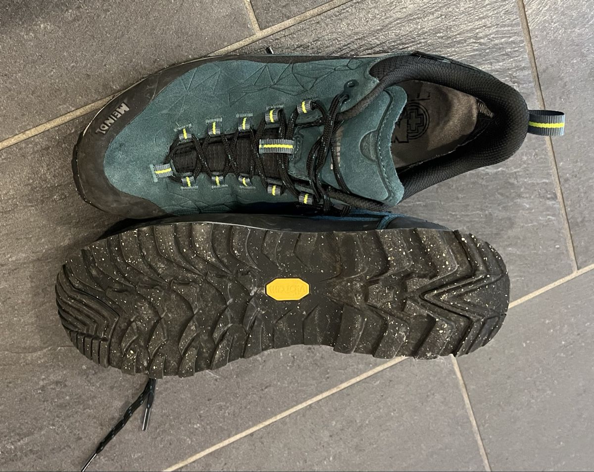 Meindl Scarpe da uomo: Meindl Wanderschuhe Gr. 8.5, neuwertiger Zustand – Nuovo (secondo la descrizione) da Walzenhausen venduto da poupette72 1