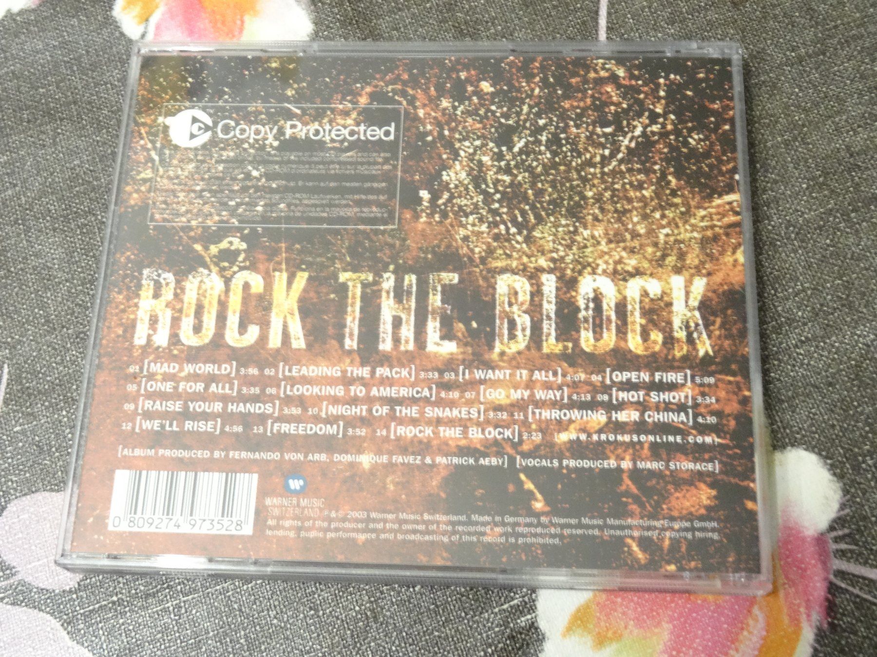CDs: Krokos - Rock the Block CD – D'occasion à Olten par Disc-Ausverkauf 1
