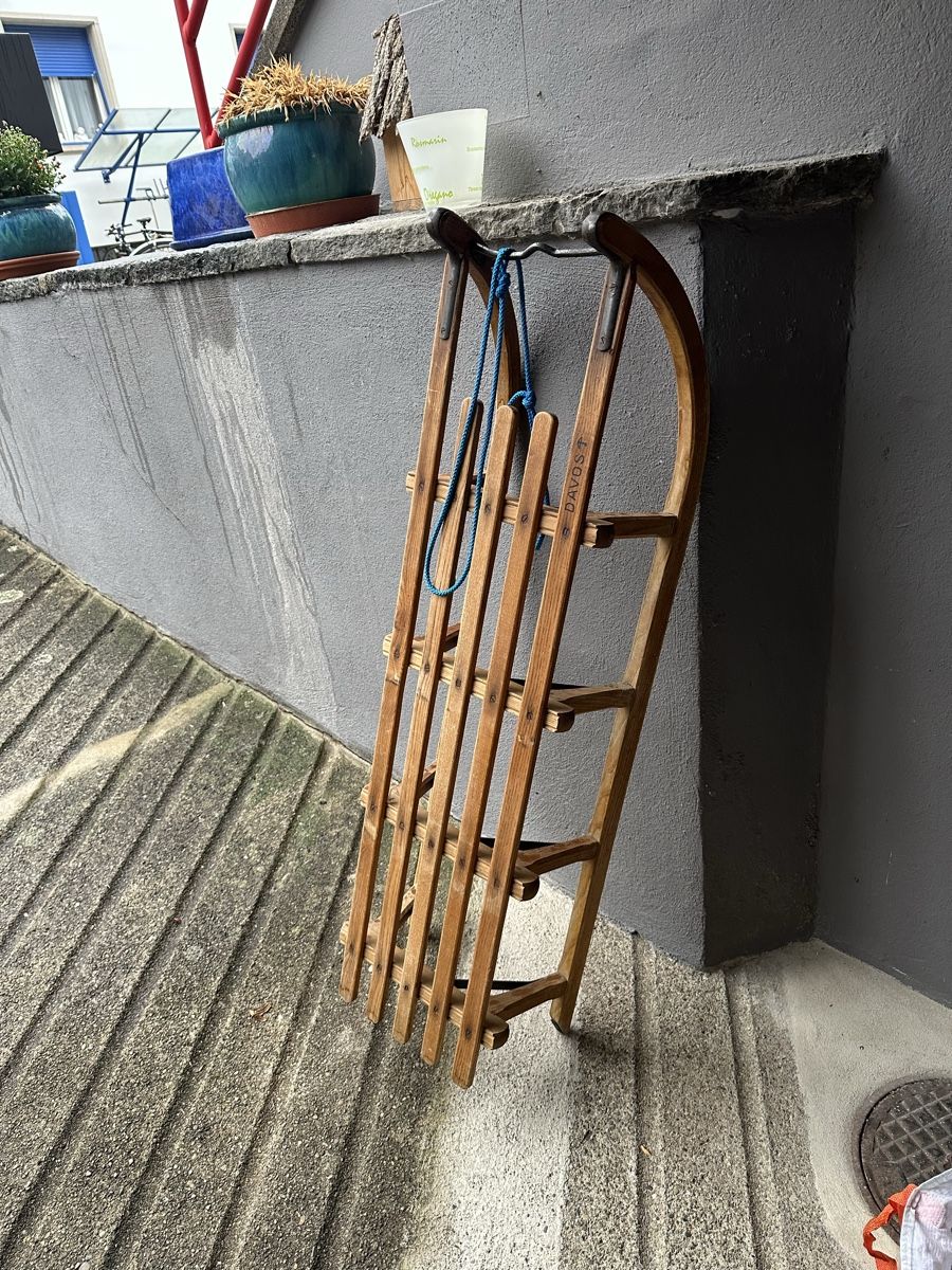 Schlitteln: Davoser Schlitten gross – Gebraucht aus Basel von Azodiac 1