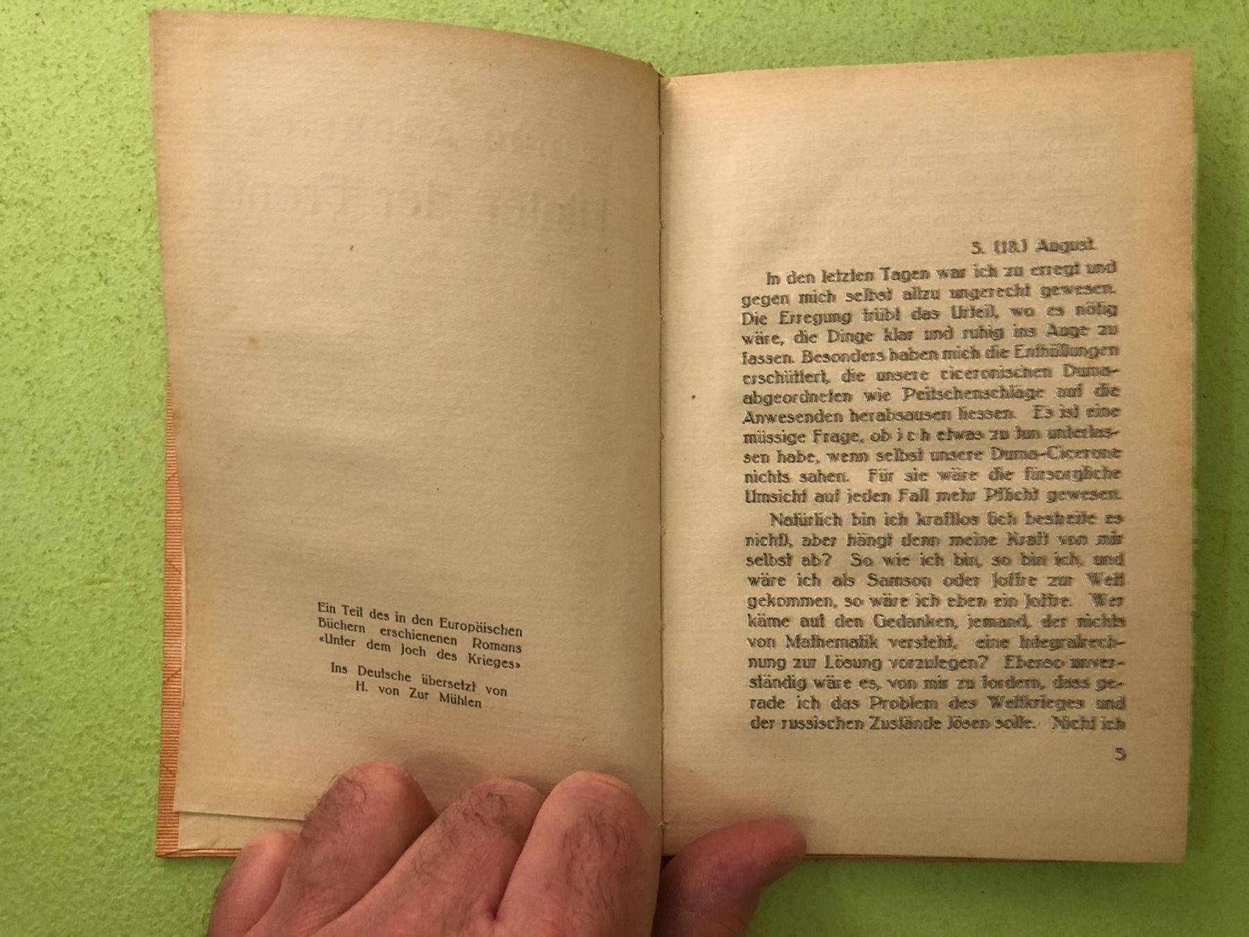 Libri: Leonid Andrejew: Hinter der Front – Usato da Zürich venduto da allp 2