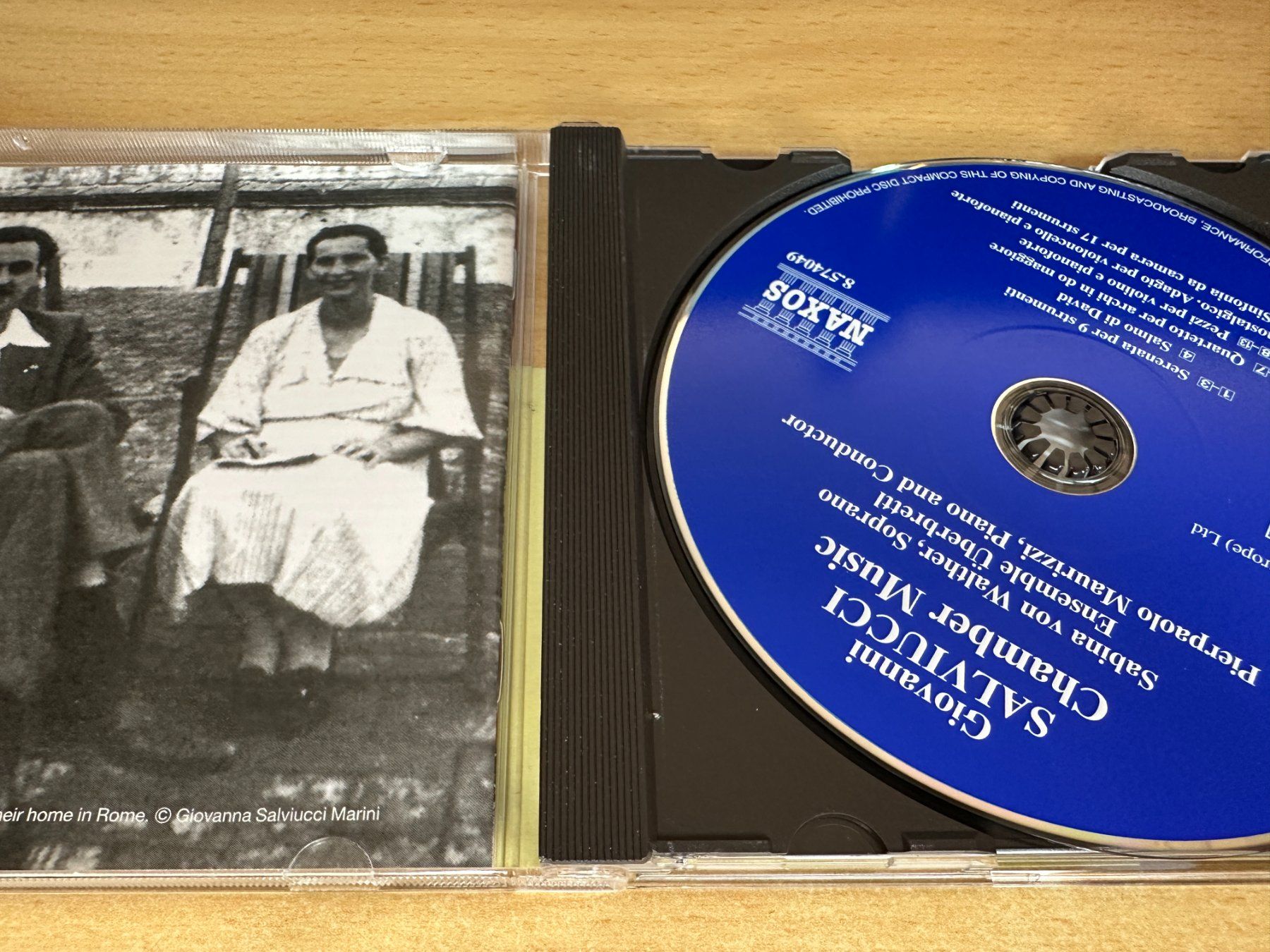CD: B2 Salviucci Maurizzi Chamber Symphony For 17 Instruments – Usato da Rikon im Tösstal venduto da Alpenmutz 2