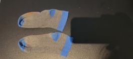 Baumwollsocken Socken Surf the Wave Grau Blau Gr. 23-25