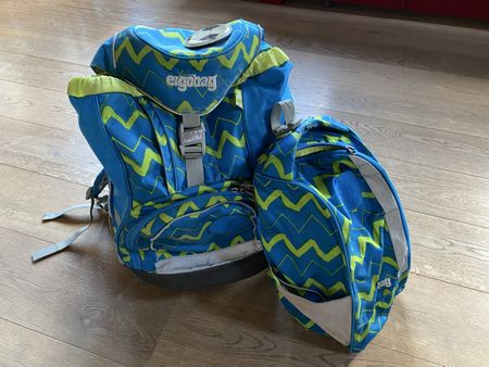Ergobag Schulrucksack Set, Super Zustand, Fussball ⚽️ To