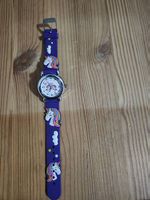 Kinderuhr mit Quartzwerk - Violett mit Einhorn Motiv