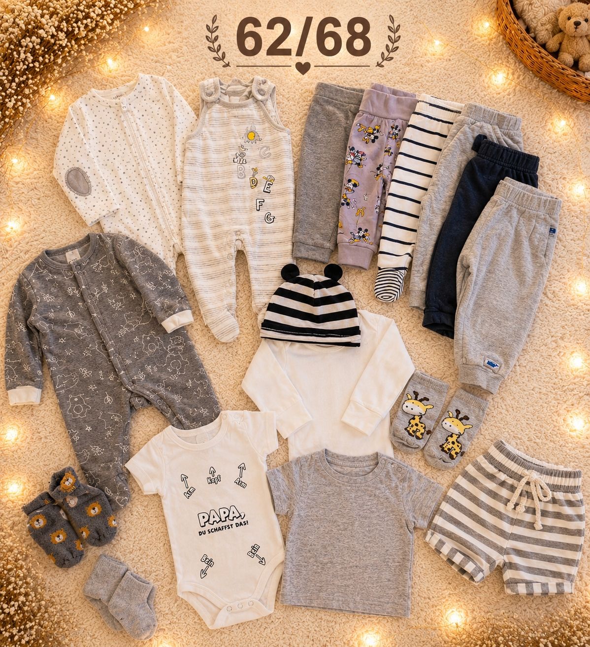 Kleiderpakete & -sets: Babykleidung Set 62/68 Junge grau – Neu (gemäss Beschreibung) aus Matzingen von FashionLady2