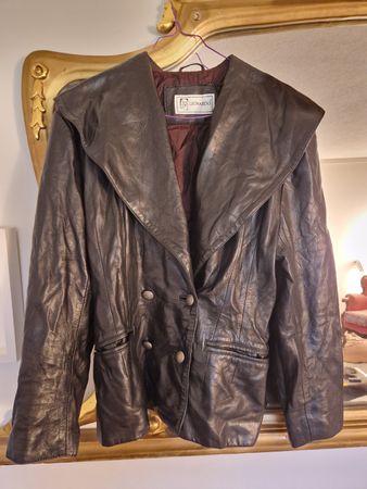 Vintage echte sehr feine Lederjacke Leonardo