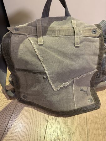 Vintage Umhängetasche Puma grau Textil