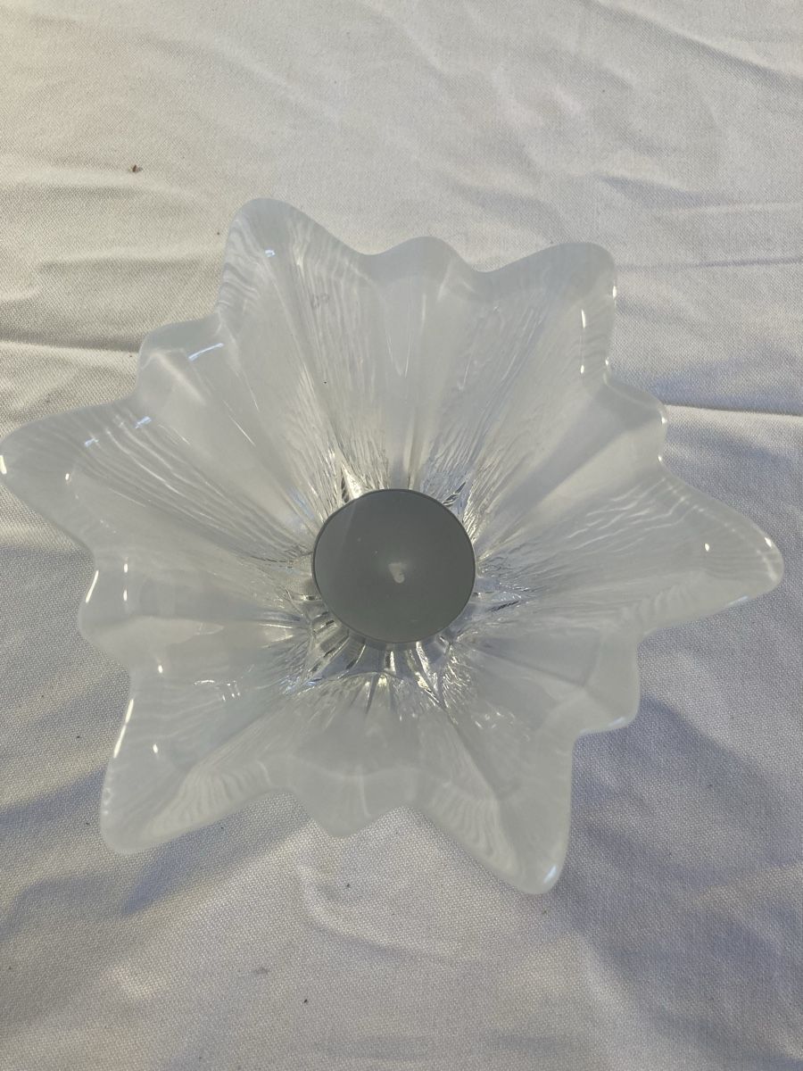 Portacandele: Teelichthalter aus Glas in Sternform, – Nuovo (secondo la descrizione) da Aarwangen venduto da to-hirschi 4